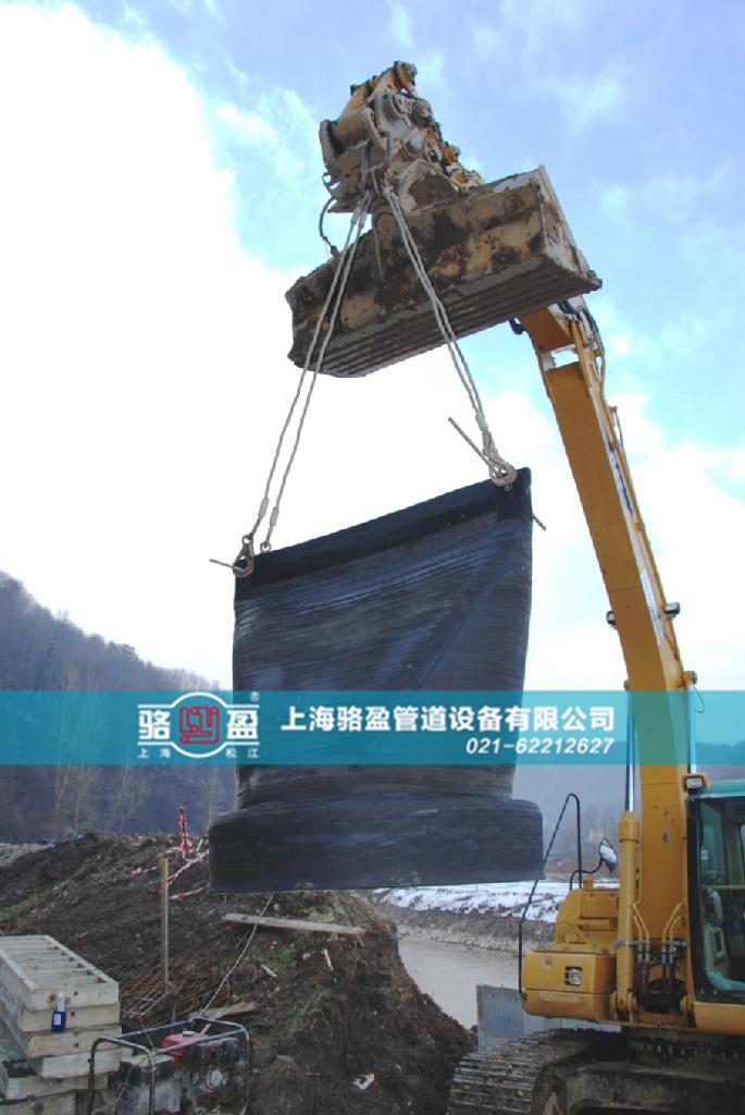 大口徑橡膠法蘭式<a href=http://m.hffbqu.cn/ target=_blank class=infotextkey><a href=http://m.hffbqu.cn target=_blank class=infotextkey>鴨嘴閥</a></a>安裝圖